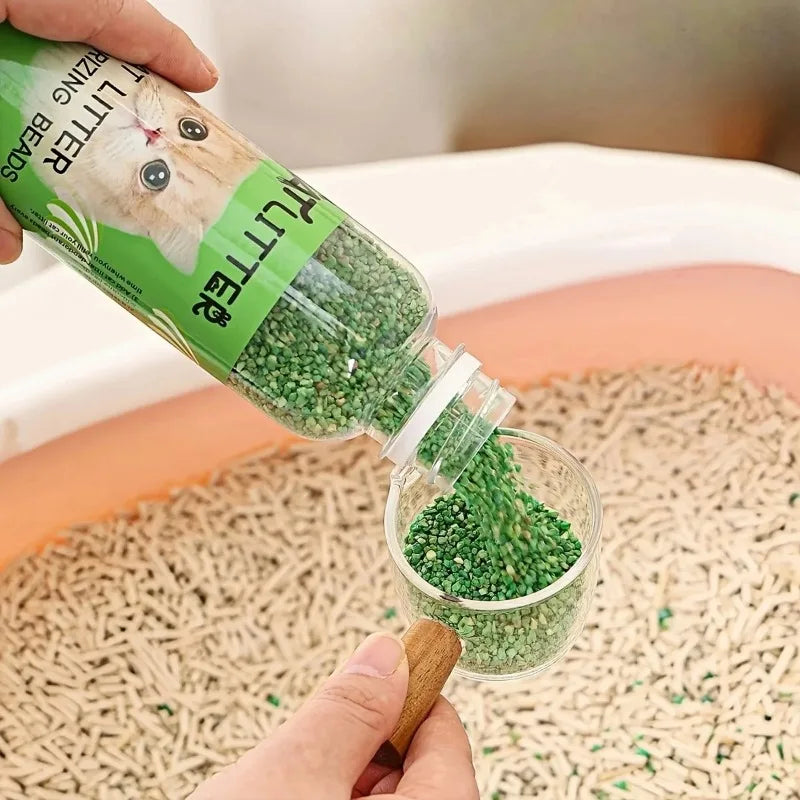 Cat Litter Deodorizing Beads – Litter Box Odor Eliminator Litter Box Deodorizer Peaceful Pleasures Health and Wellness