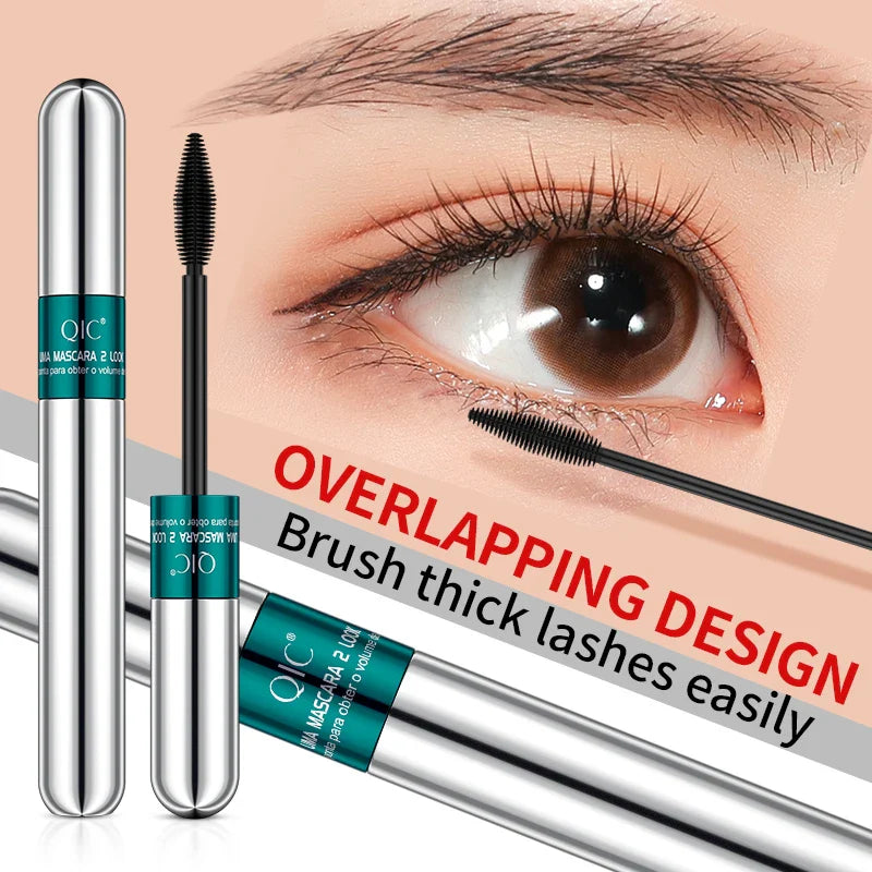 QIC 4D Silk Fiber Mascara – Lengthening, Curling & Volumizing