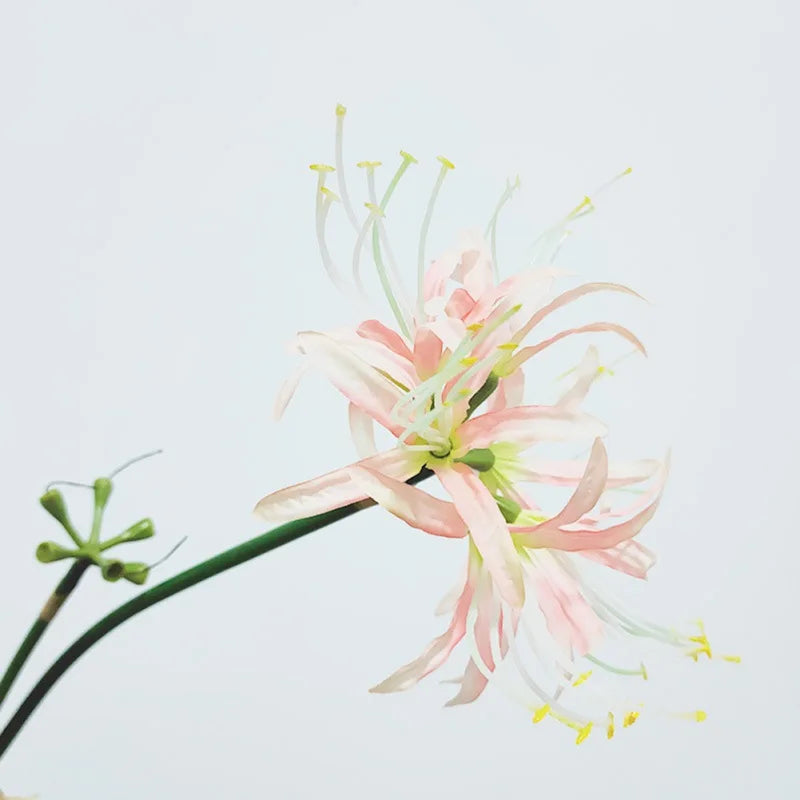 Artificial Red Spider Lily Silk Flower Branch | Home & Wedding