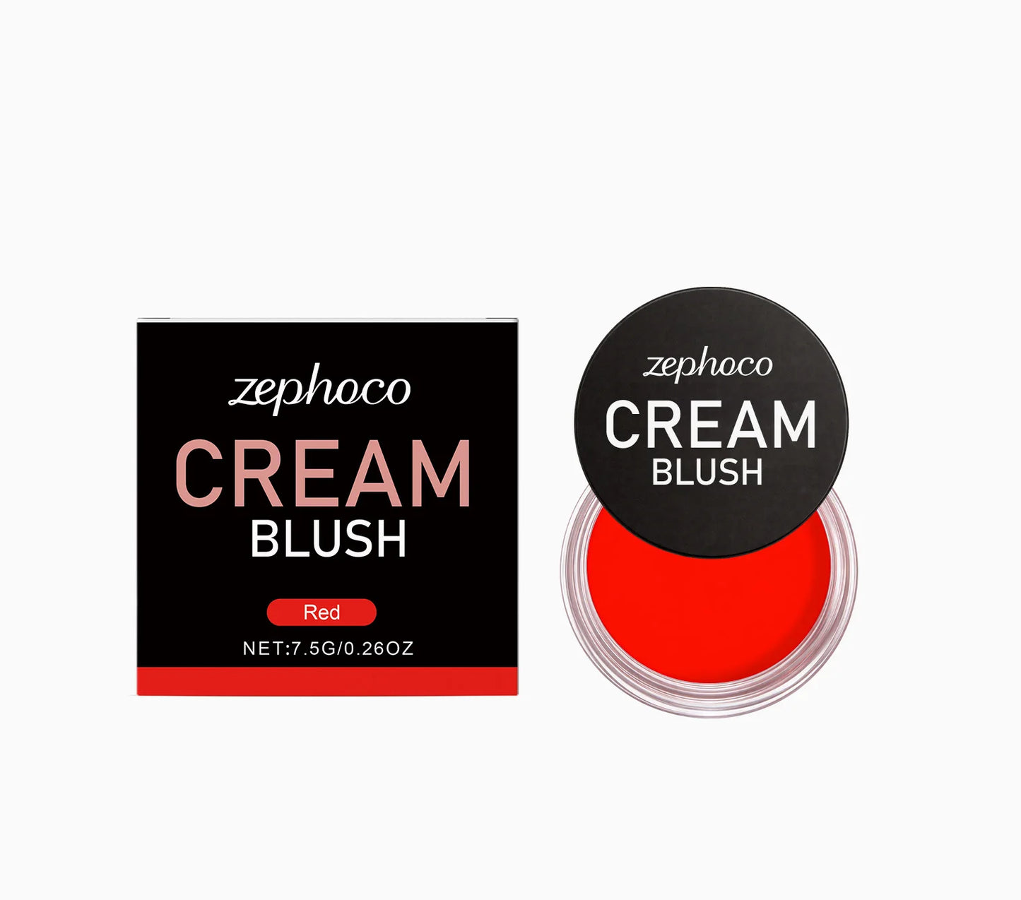 Zephoco Red Silky Moisturizing Blush | Hydrating Natural Contour