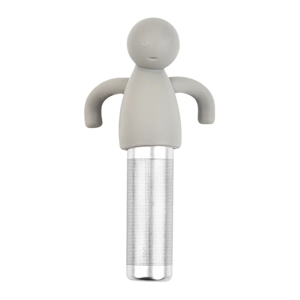 Stainless Steel Tea Infuser Kitchen Accessory Household Use Reusable Metal Makeup Brushes Massage Kitchen Dining Bar Garden Peaceful Pleasures Health and Wellness Light yellow Tea Infusers