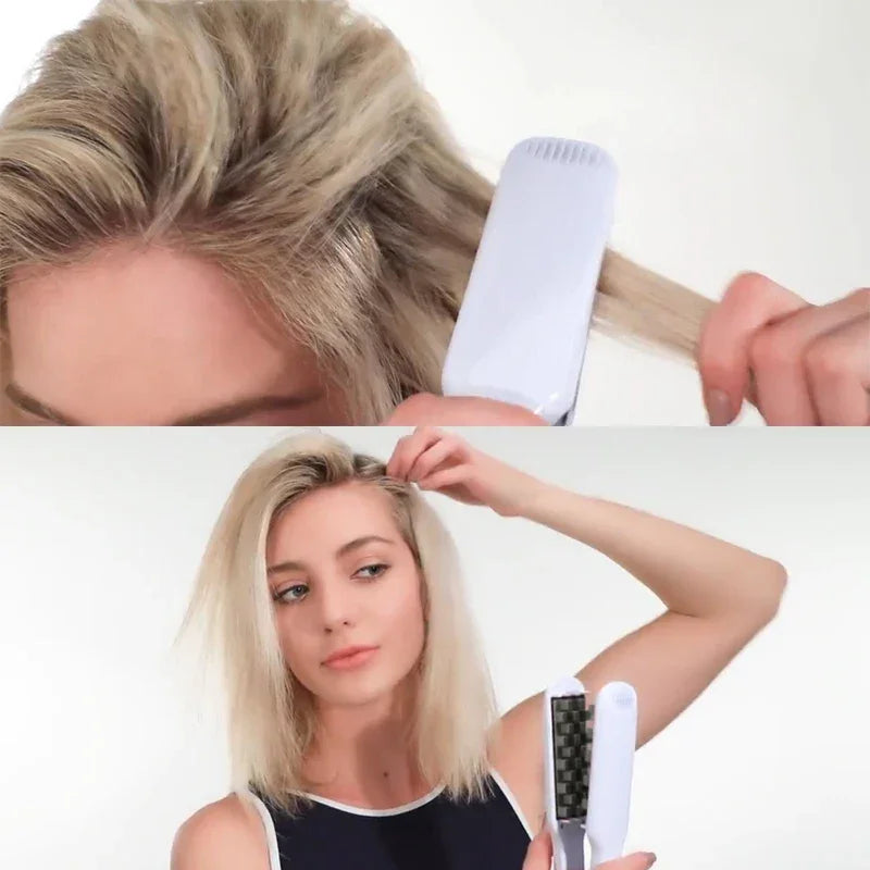Professional Volumizing Ceramic Hair Iron For Thicker Hair Or Larger Lasting Hair Volume Fluffy Hair Straightener Crimping Tool Peaceful Pleasures Health and Wellness