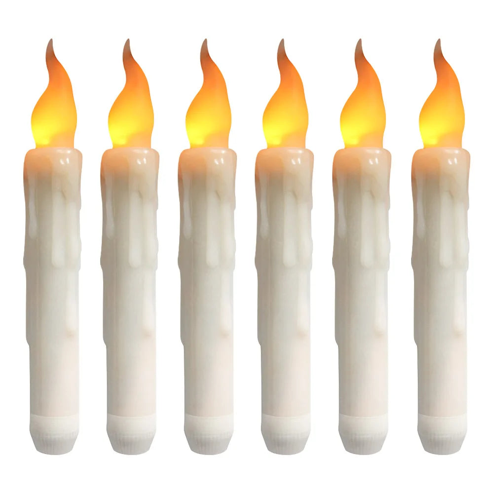 LED Flameless Taper Candles Battery Operated | Set of 6–36