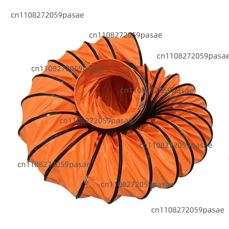 Telescopic PVC Canvas Exhaust Duct Hose – High-Temp Ventilation