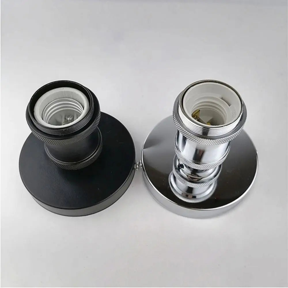 New Polished Metal Lamp Bases Vintage Retro E27 Lamp Holder Light Socket Lamp Holder Lamp Bulb Socket Peaceful Pleasures Health and Wellness