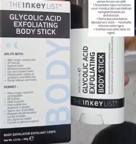 Glycolic Acid Exfoliating Body Stick | Smooth & Brighten Skin Body Exfoliating Stick Peaceful Pleasures Health and Wellness