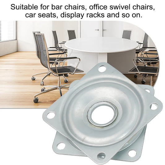 360 Degree Heavy Duty Metal Bearing Rotating Swivel Turntable Plate Peaceful Pleasures Health and Wellness