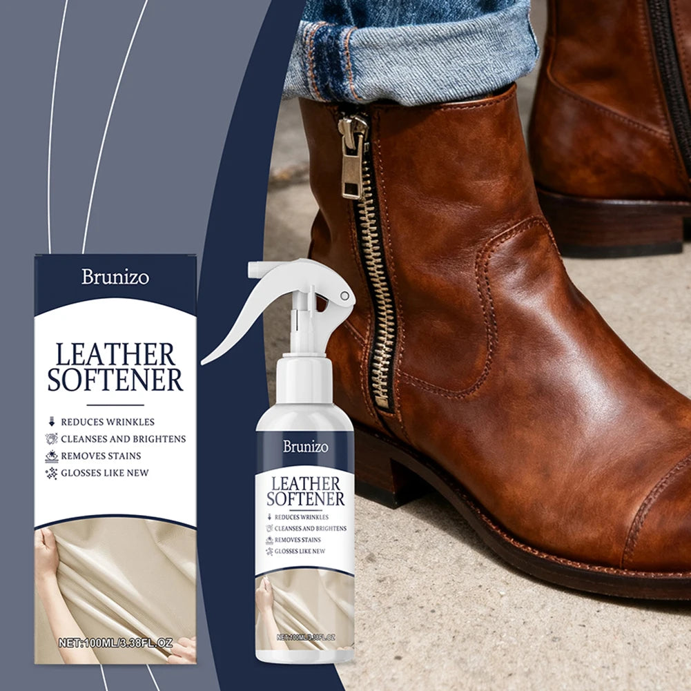Leather Care Product,Softener For Stiff Leather Jackets,Deeply Moisturizes And Softens Leather,High-End Leather Accessory Care Peaceful Pleasures Health and Wellness