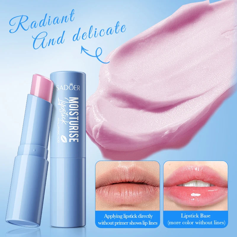 Hyaluronic Acid Lip Balm long-lasting Moisturizing Lip Care, Hydrating & Nourishing Soothe Dryness Softens Rough Lips Peaceful Pleasures Health and Wellness