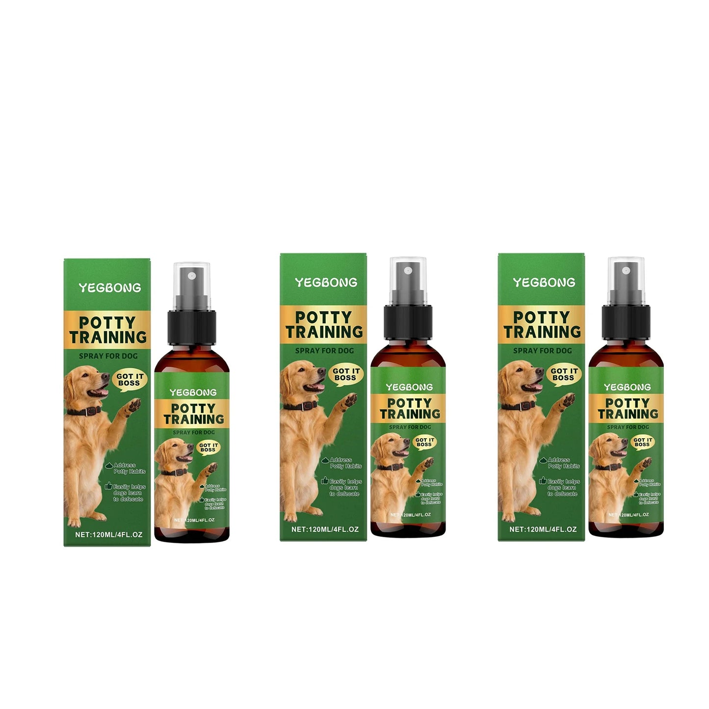 YEGBONG Pet Toilet Training Spray – Dog & Cat Potty Trainer