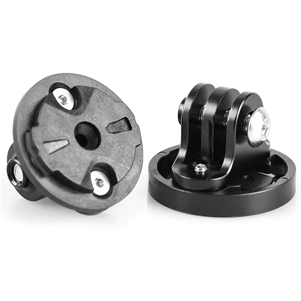 Aluminum Bike Camera & Light Mount Adapter – Garmin GoPro Peaceful Pleasures Health and Wellness