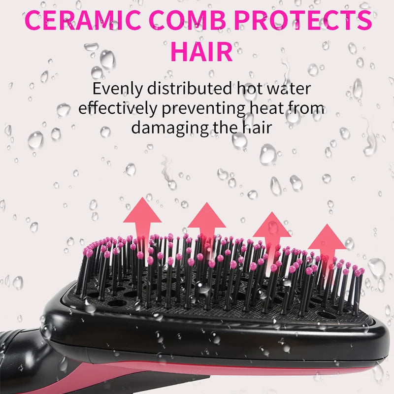 Hair Dryer One Step Electric Hot Air Brush Travel Hairdryer Hairbrush Professional Hair Straightening Hairbrush Styling Tool Peaceful Pleasures Health and Wellness