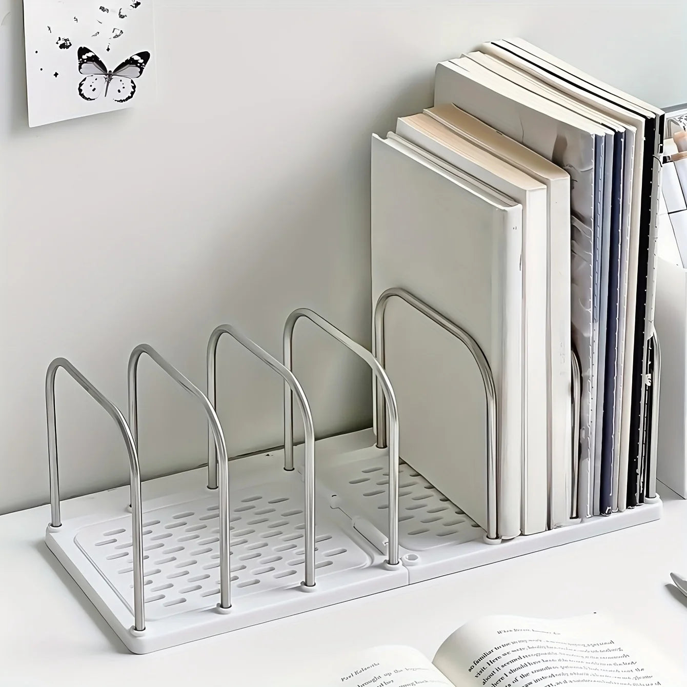 New Book Storage Box Student Desk Book Stand Bookshelf Drawer Pen Holder Desktop Storage Rack Office Desk Document Storage Rack Peaceful Pleasures Health and Wellness