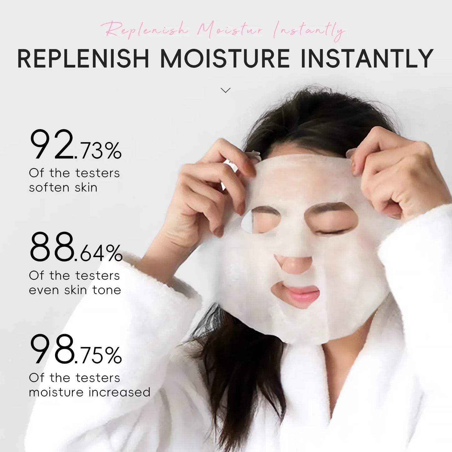 Laikou Sakura Hydrating Sheet Mask – 5-Pack | Pore Minimizing