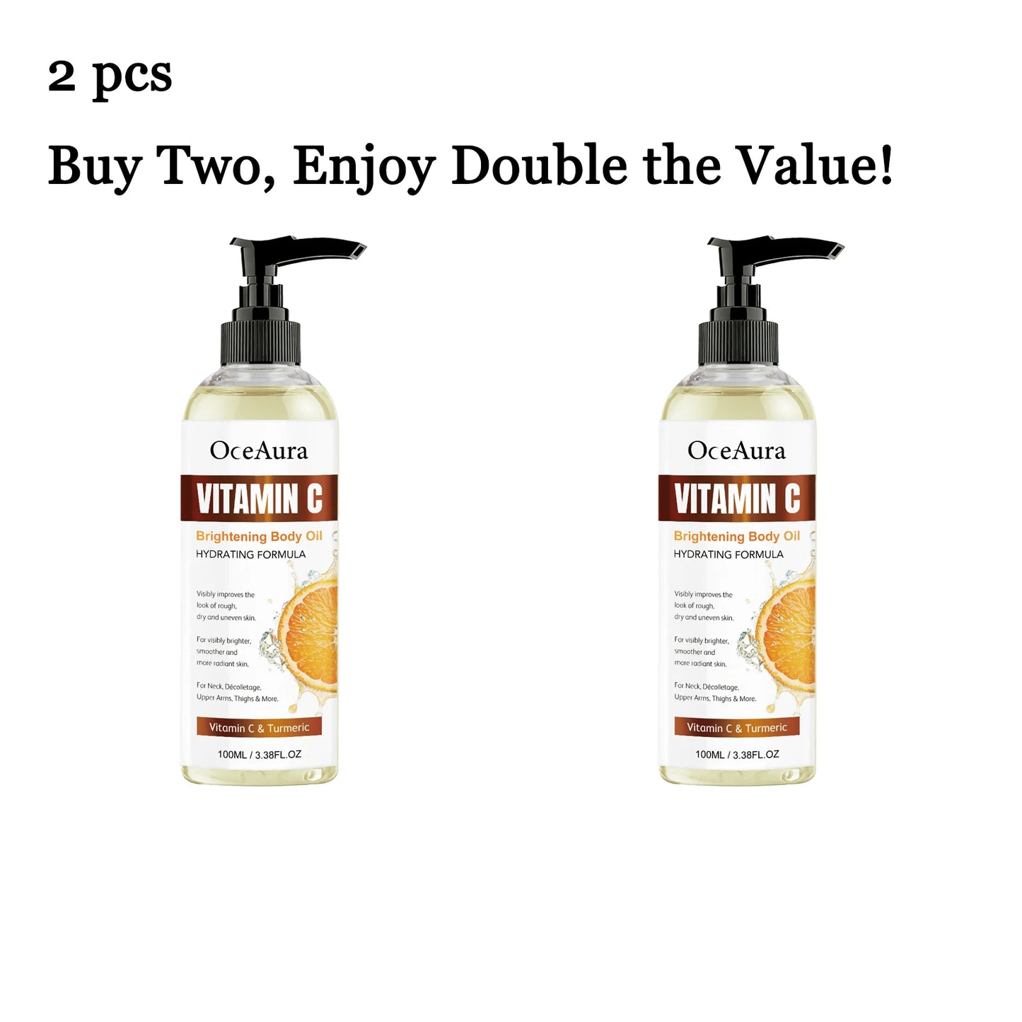 OceAura Vitamin C Body Oil 100ml – Glow, Nourish & Brighten
