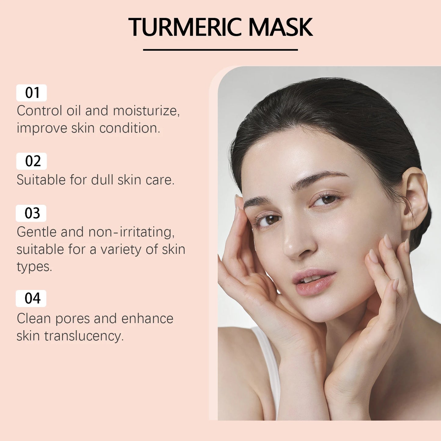 Turmeric Vitamin C Clay Mask – Dark Spots, Acne & Pores