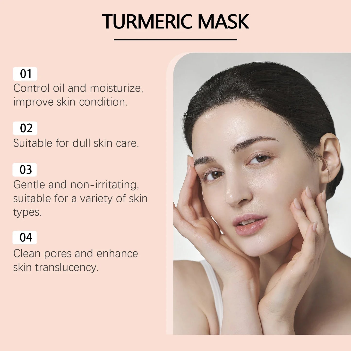 Turmeric Vitamin C Clay Mask – Brighten & Deep Cleanse Pores