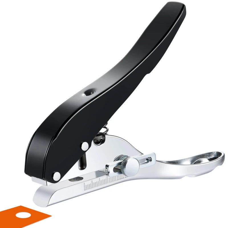 Paper Puncher Edge Banding Punching Pliers Round Hole Metal Hole Puncher Portable Hole Punching and Cutting Machine Peaceful Pleasures Health and Wellness