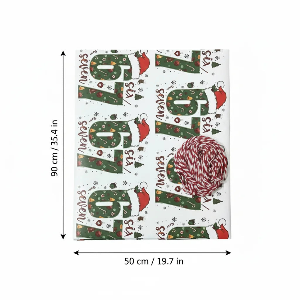 67 Meme Christmas Gift Wrap 90cm Long Roll 50cm Width Fun Holiday Party Present Wrapping Paper For Family Office Small Gift Shop Peaceful Pleasures Health and Wellness