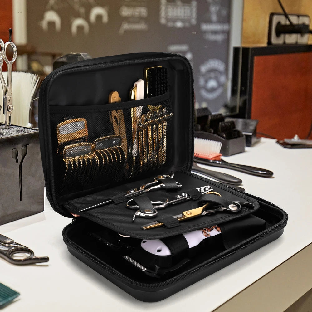 New Barber Shockproof Hair Scissors Case Bag Hair Scissor Bag Professional Comb Tools Storage Bags Makeup Travel Case Peaceful Pleasures Health and Wellness