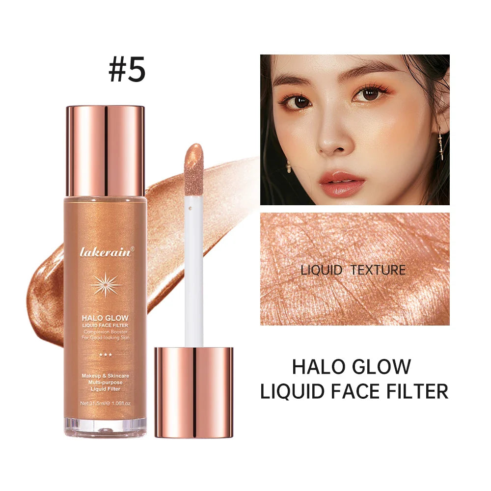 Halo Glow Liquid Highlighter – 8 Shades | Face & Body