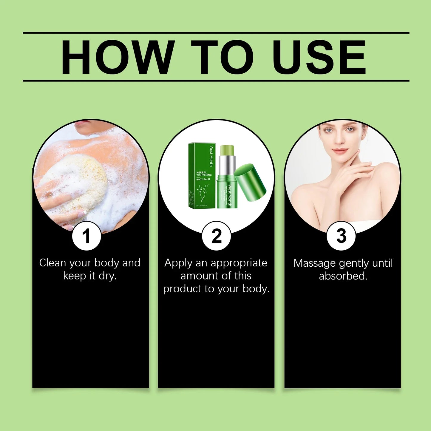 Herbal Body Moisturizing Stick – Aloe, Lemon & Peppermint
