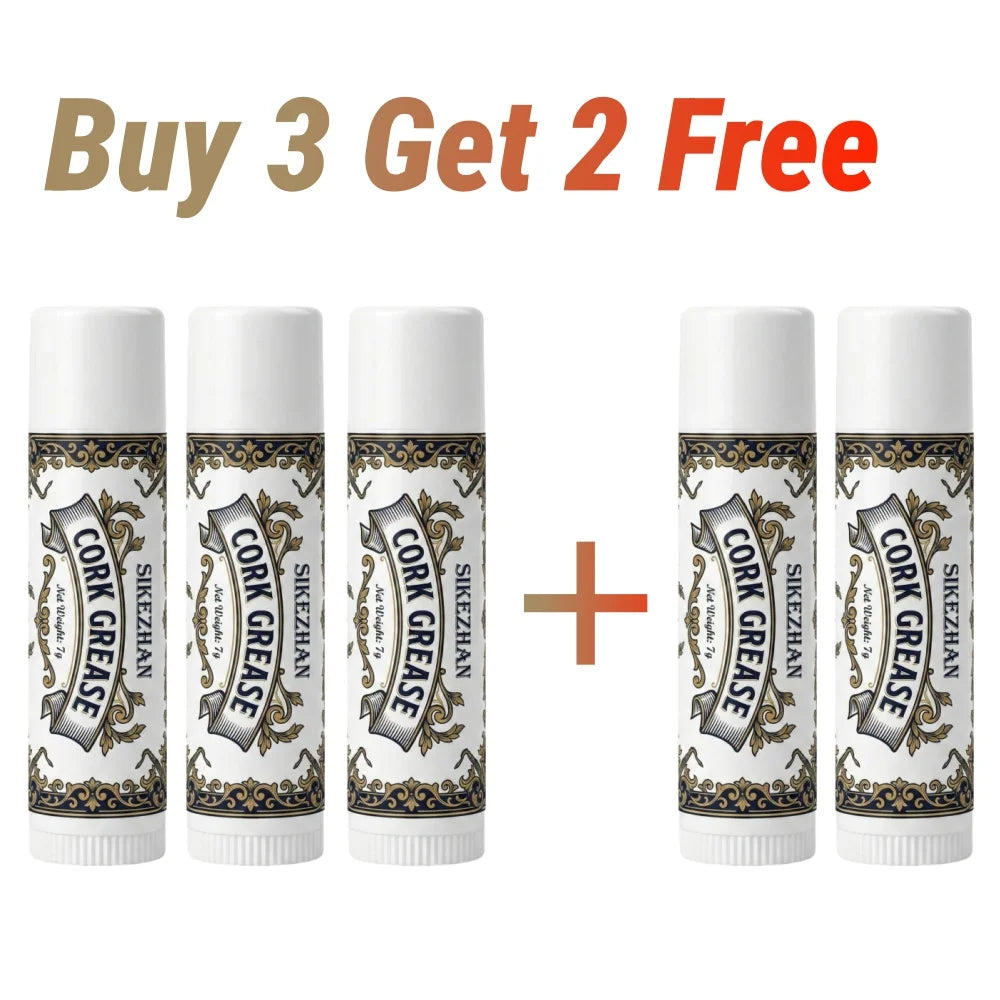 Premium Cork Grease for Clarinet Saxophone Oboe Bassoon. Odorless Woodwind Instrument Lubricant. Smooth Maintenance Care Tube Peaceful Pleasures Health and Wellness 5PCS