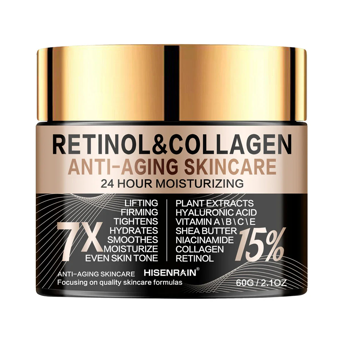 HISENRAIN Retinol Collagen Face Cream – Firming Moisturizer