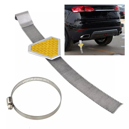 Car Static Eliminator Static strip With Small Triangular Reflective Metal Strip Car Anti-static Grounding Strip Peaceful Pleasures Health and Wellness