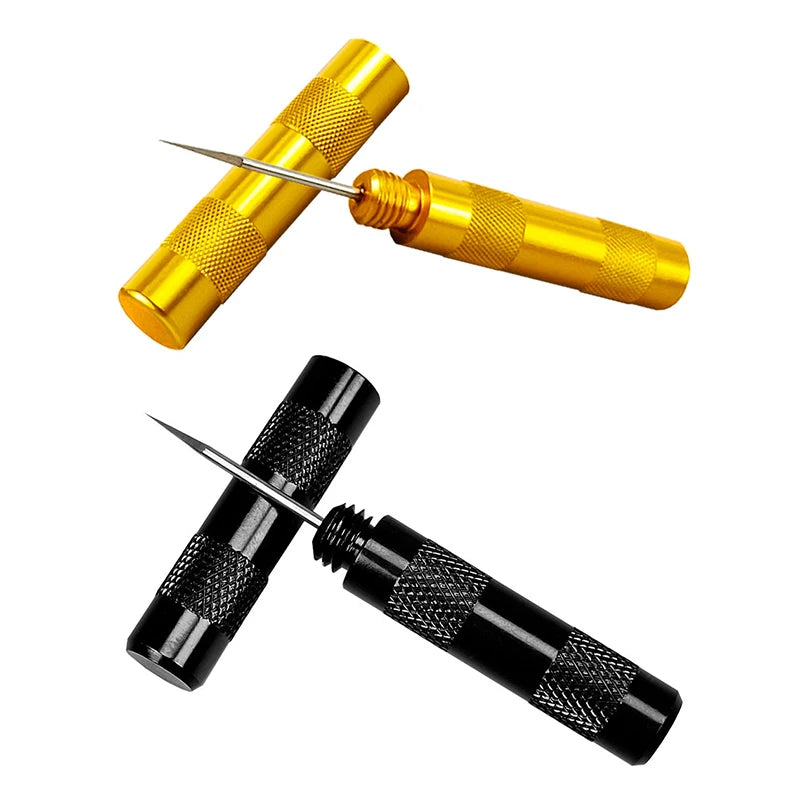 Gold Black Stainless Steel Nozzle Cleaning Needles Tool Unclogging Cleaning Needle Disassembly＆Cleaning Spray Pen Air Pump Tool Peaceful Pleasures Health and Wellness