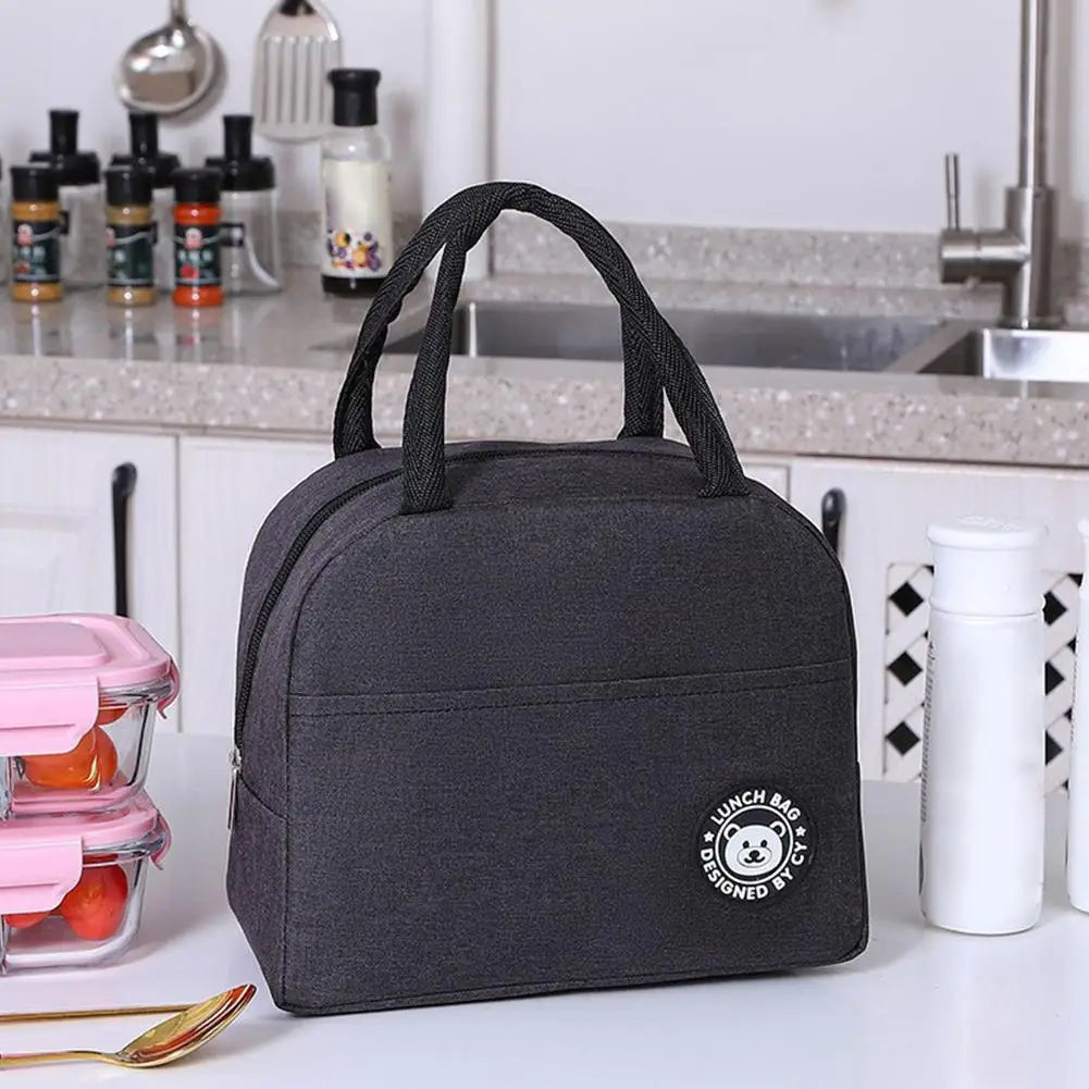 Thermal Insulated Lunch Bag – Waterproof Cooler Tote with Aluminum Foil Lining Peaceful Pleasures Health and Wellness