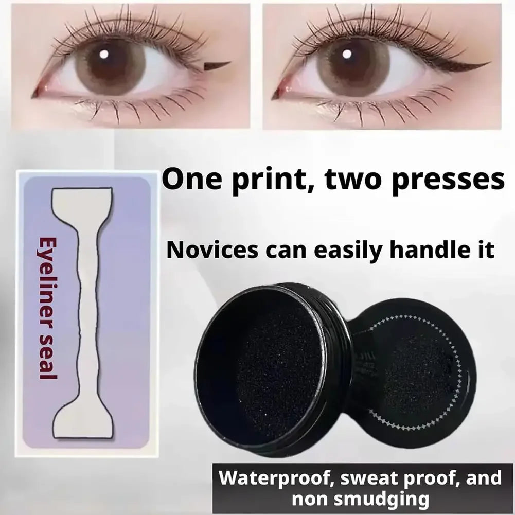 Double Ended Eye Eyeliner Stamps Set Eye Shadow Cosmetic Easy To Color Eye Liner Stamping Stencil Accessories Lash Make Up Tools Peaceful Pleasures Health and Wellness