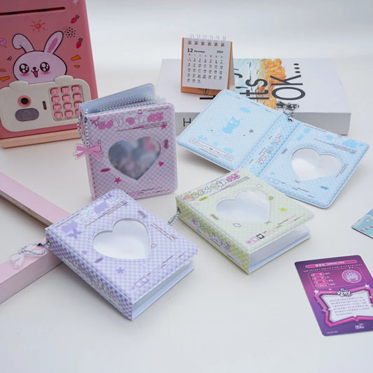 Cute Fresh 3-inch Polaroid Mini Album Idol Small Card Storage Book Peaceful Pleasures Health and Wellness