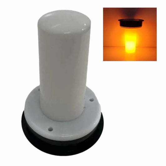 Solar Flickering Flame Lantern Top – Auto On/Off, IP44 Waterproof Solar Outdoor Lantern Oasis Select Without Flame Flash