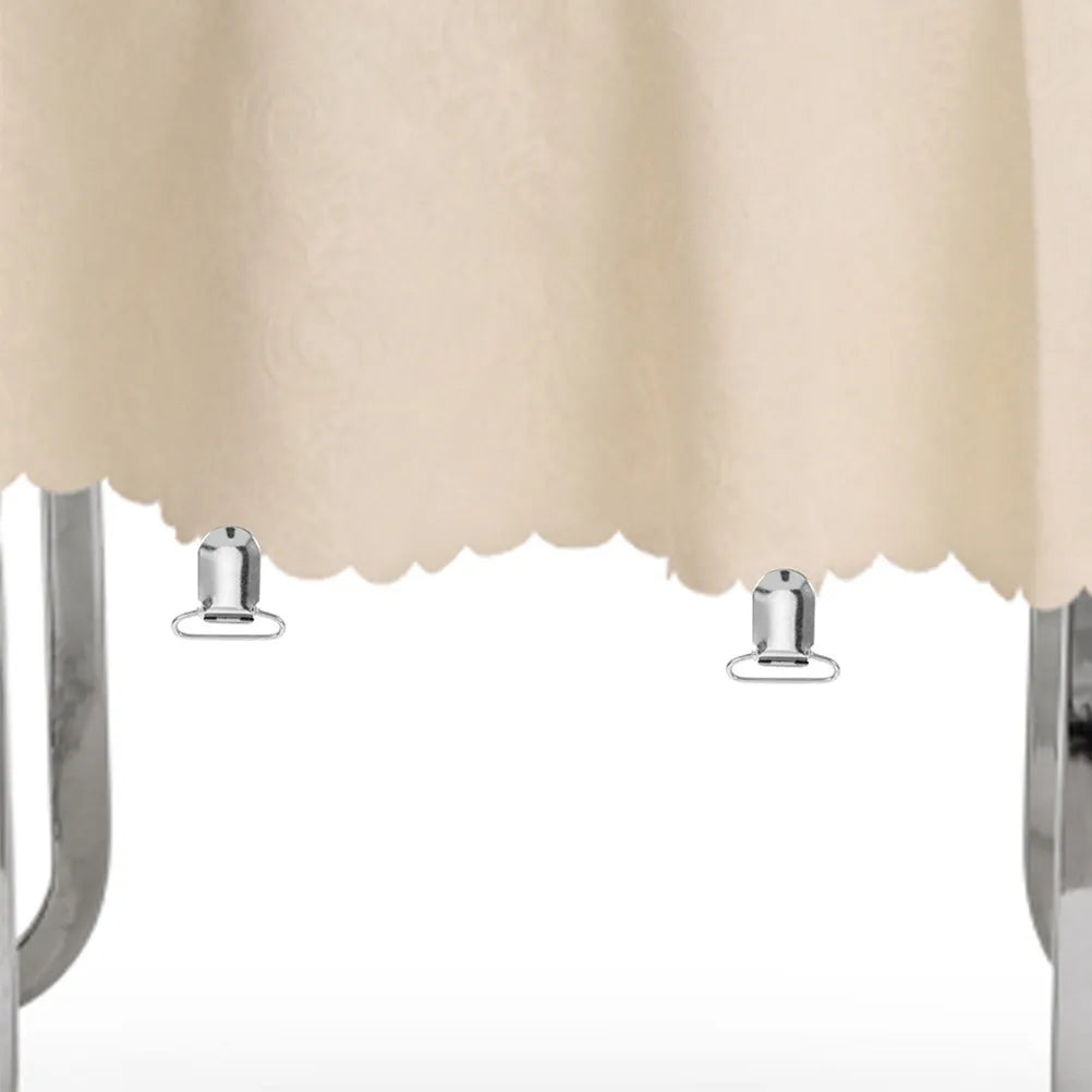 25Pcs Tablecloth Clips Heavy Duty Metal Holder Clips Sheet Fasteners Mattress Pad Cover Bed Sheet Grippers Sofa Cushion Peaceful Pleasures Health and Wellness