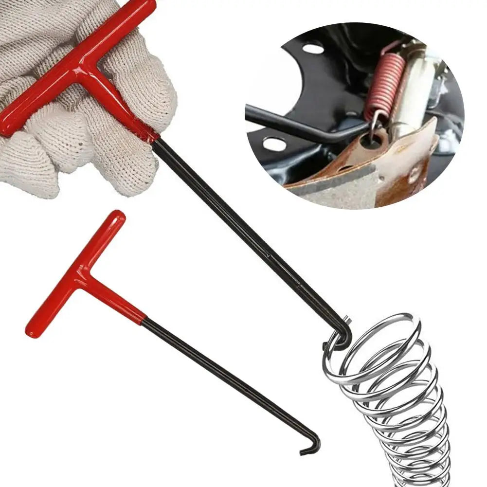 T-Handle Exhaust Spring Hook, Motorcycle Exhaust Pipe Spring Puller Tool, Heavy Duty Spring Remover for Motorcycle Exhaust/Brake Peaceful Pleasures Health and Wellness