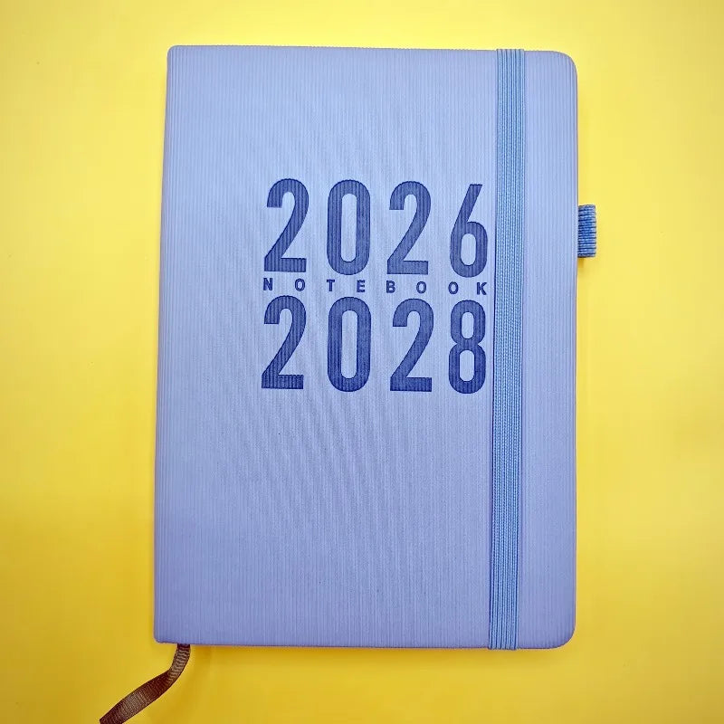 3-Year Monthly Planner 2026–2028 Softcover | Pen Holder & Diary
