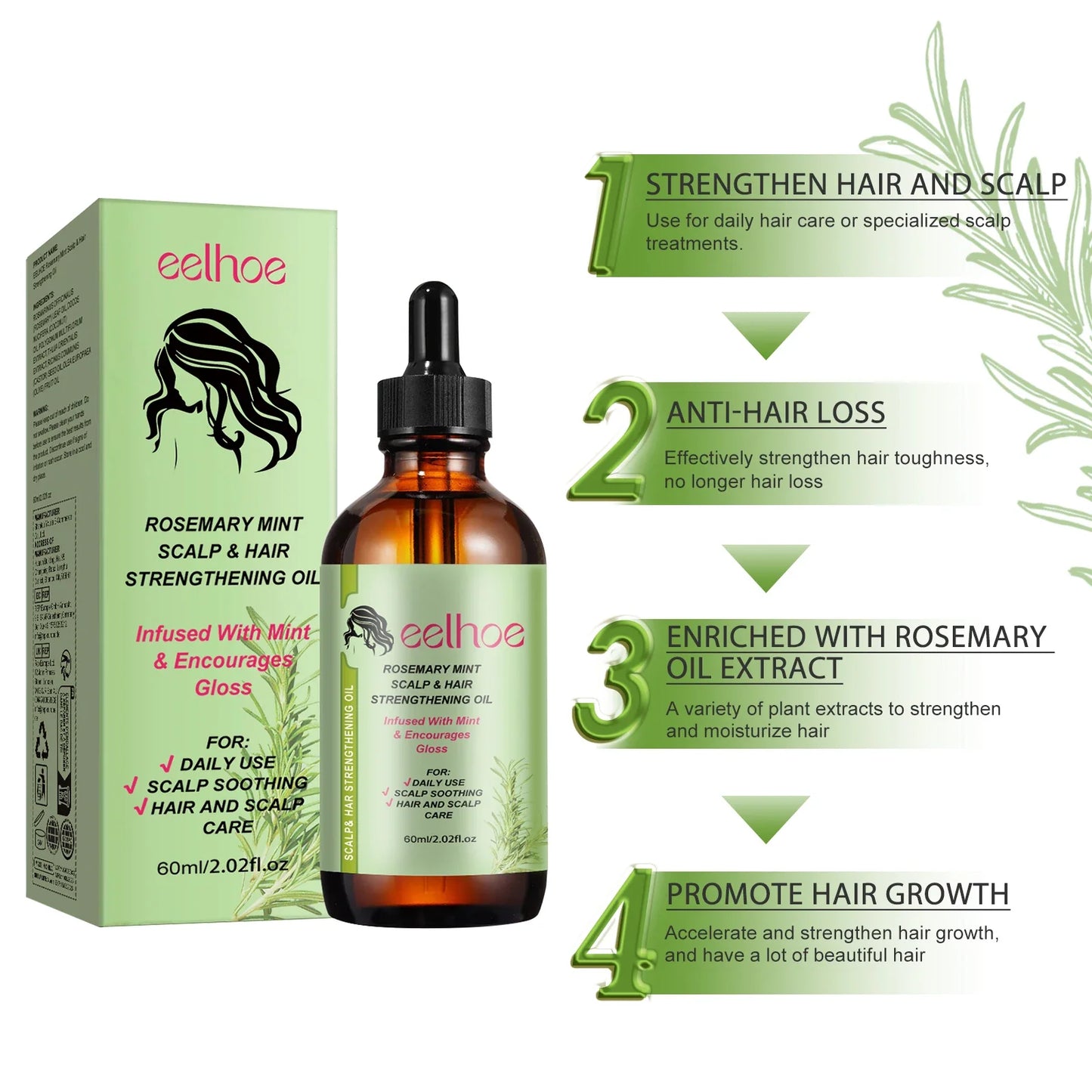 Rosemary Essential Oil for Hair – Nourishes, Smoothes & Repairs