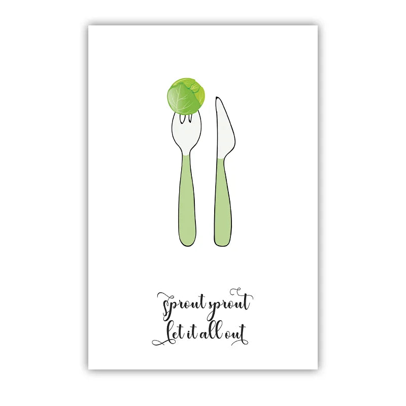Kitchen Inspirational Quotes Wall Art, Modern Pea Cupcake Canvas Painting, Minimalist Poster Print for Kitchen Dining Room Décor Peaceful Pleasures Health and Wellness 02 15x20cm No Frame China Mainland
