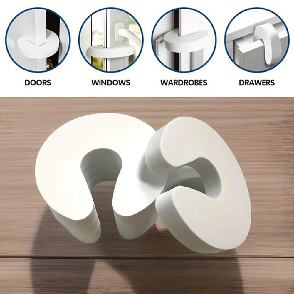 Foam Door Finger Guard | Baby Safety Door Stopper U-Shape