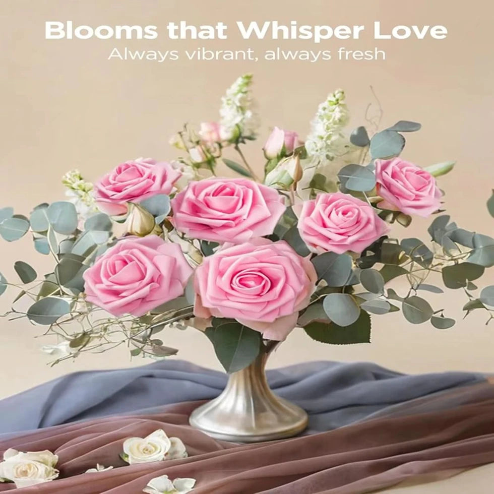PE Foam Artificial Roses 5/10pcs | Wedding Valentine's Bouquet
