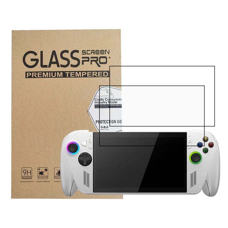 New Tempered Glass For ROG X Box Ally /Ally X Gaming Handheld Game Machine Premium Game Machine Screen Protector Protection Film Peaceful Pleasures Health and Wellness