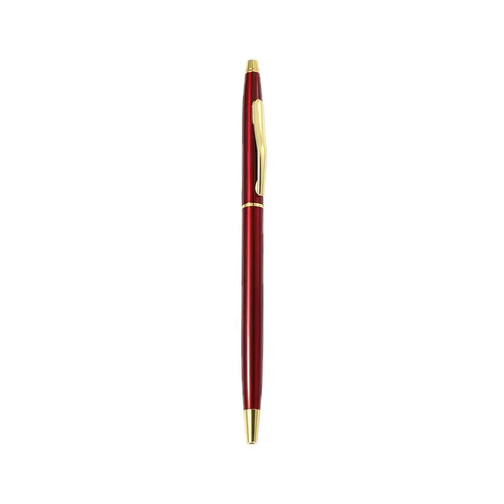 Ink Smooth Black Ink Gift School Office Supply Writing Tools Stationery Ballpoint Pen Metal Pen Sign Pen Gel Pen Peaceful Pleasures Health and Wellness red
