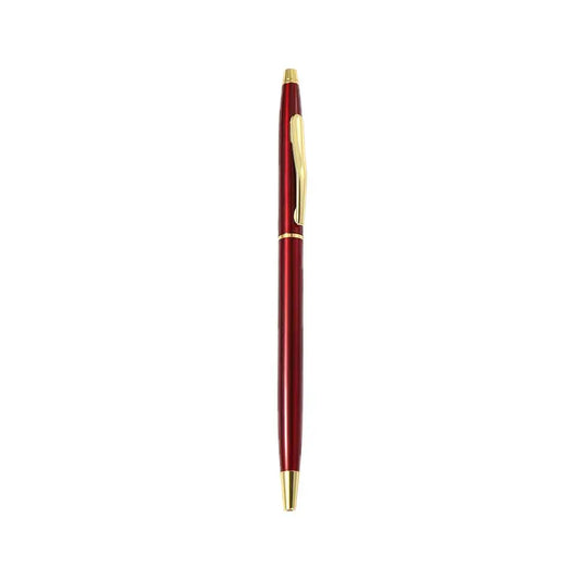 Ink Smooth Black Ink Gift School Office Supply Writing Tools Stationery Ballpoint Pen Metal Pen Sign Pen Gel Pen Peaceful Pleasures Health and Wellness red