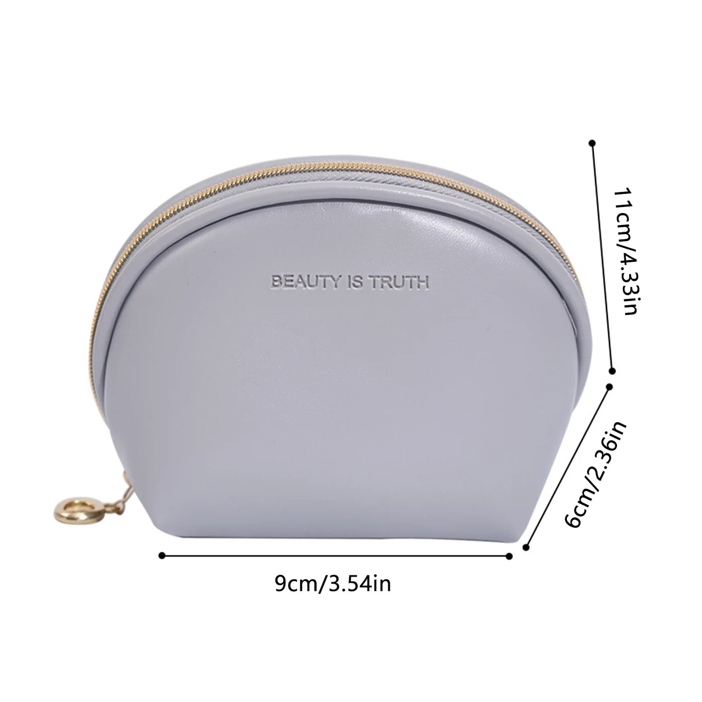 Lipstick Storage Pouch Wallet Insert Portable Cosmetic Bag Compact Lightweight Travel Essential Durable Polyester PVC Coating Peaceful Pleasures Health and Wellness