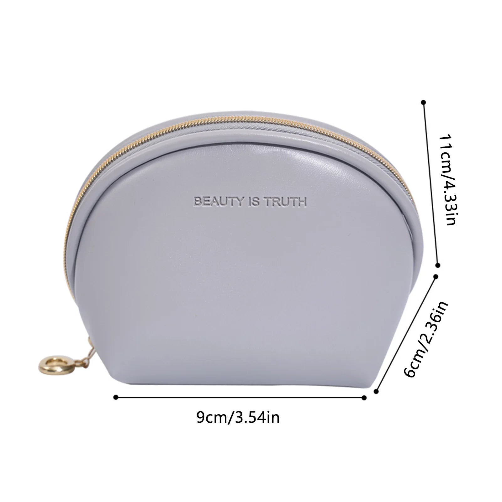 Lipstick Storage Pouch Wallet Insert Portable Cosmetic Bag Compact Lightweight Travel Essential Durable Polyester PVC Coating Peaceful Pleasures Health and Wellness