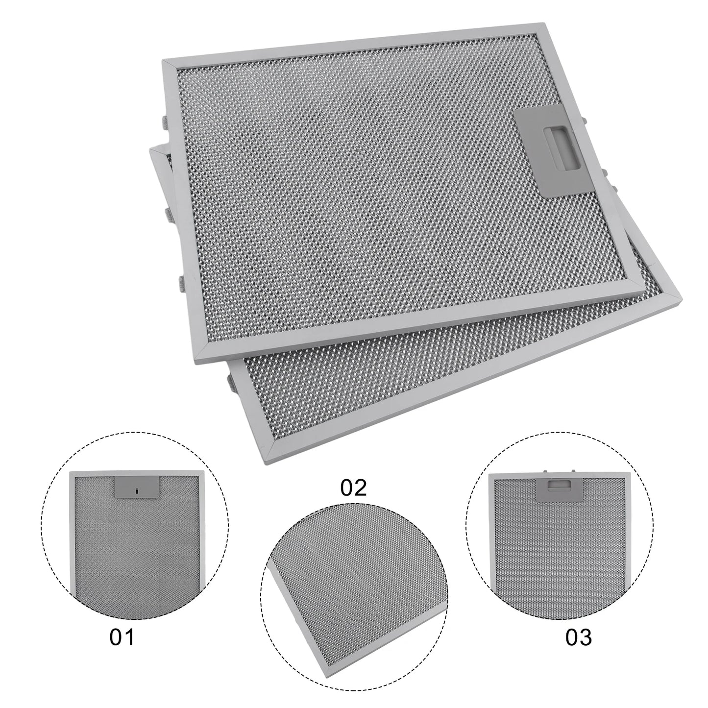 Cooker Hood Metal Mesh Extractor Vent Filter 320x260 Mm Range Grease