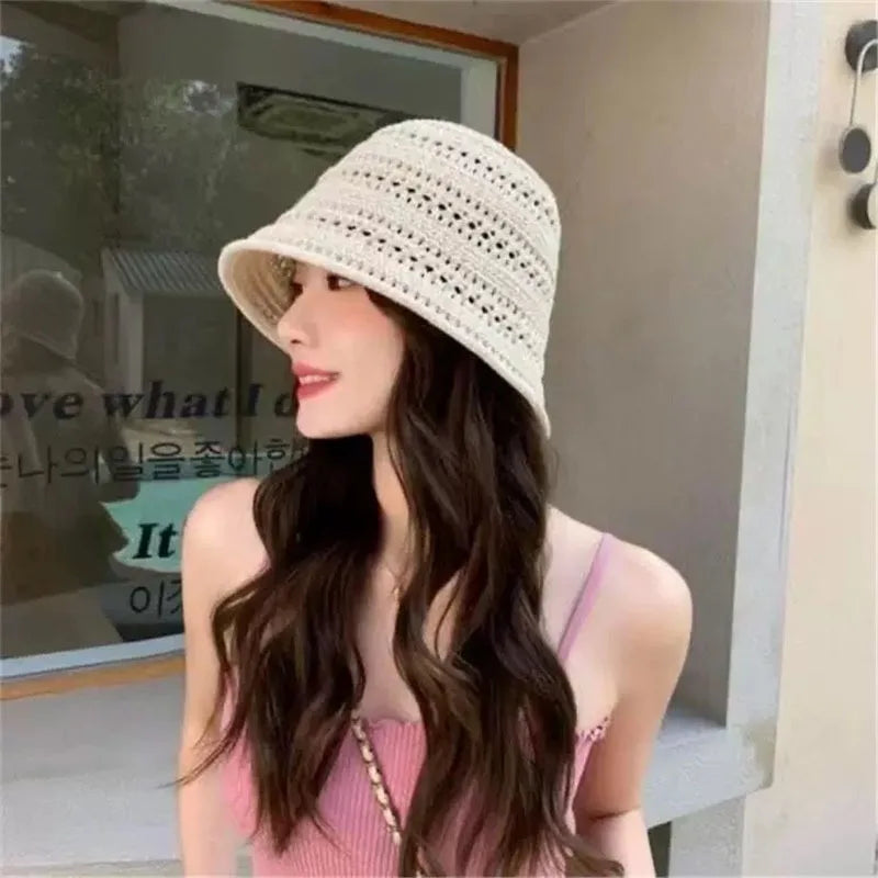 Women's Wide Brim UV Sun Bucket Hat – Beach Travel Hiking