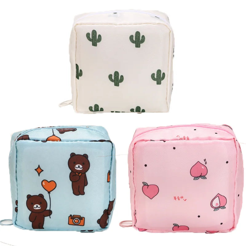 Cute Cartoon Makeup Bag Travel Organizer Pouch for Women