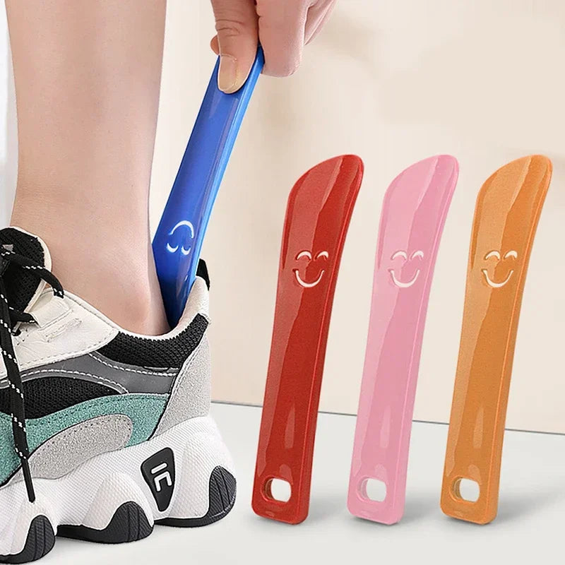 7-Pack Plastic Shoe Horns Set | 15cm Travel Shoe Lifters